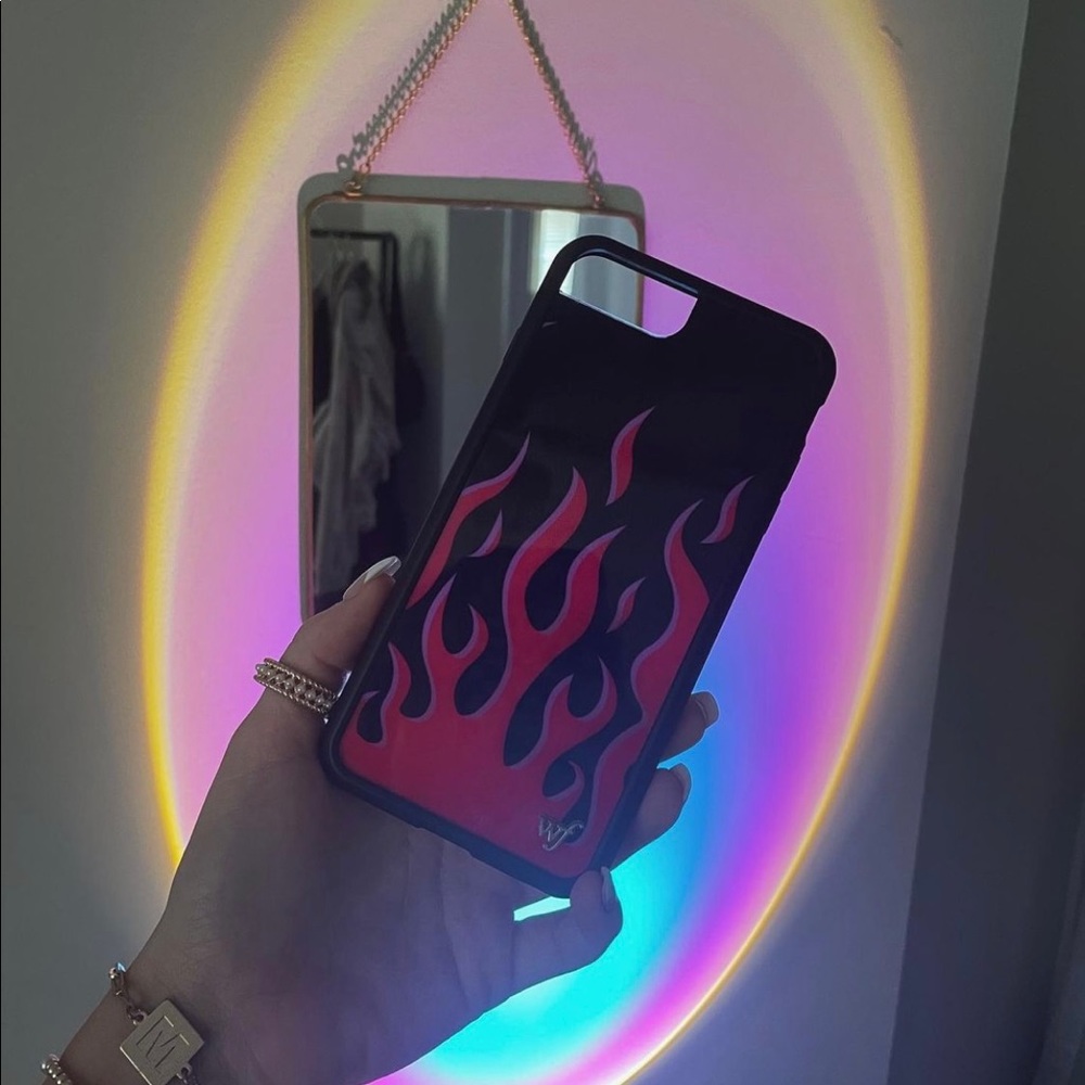 💜WILDFLOWER FLAMES IPHONE CASE💜